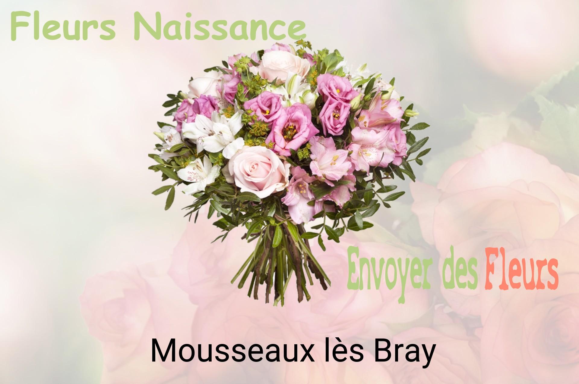 Bouquet de fleurs de naissance livré à Mousseaux-lès-Bray