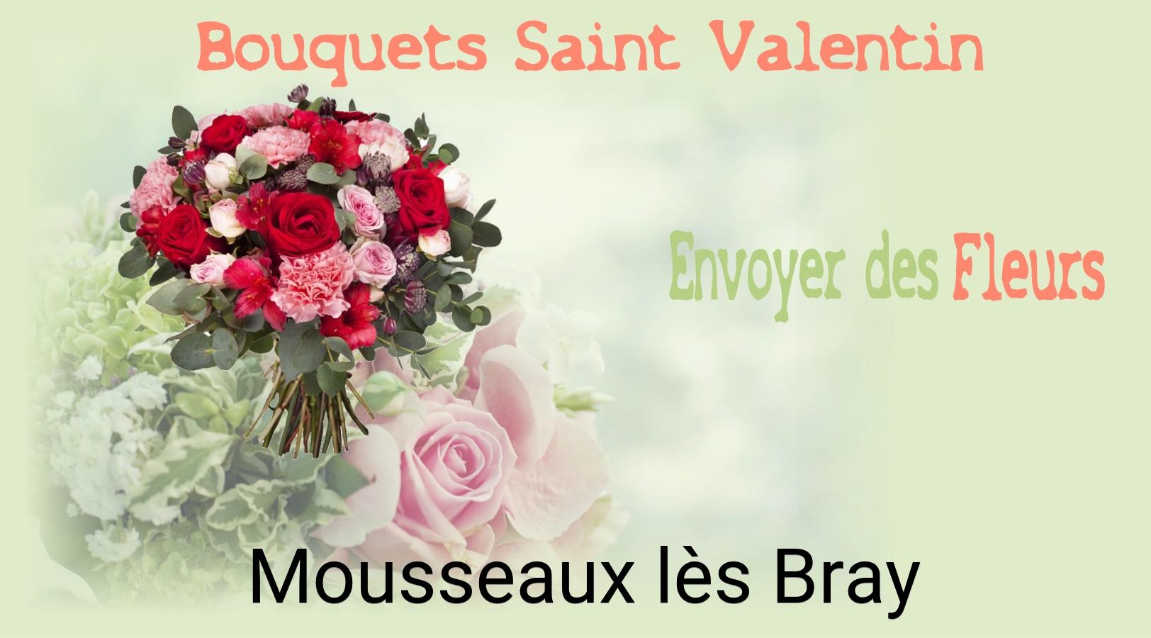 Roses de Saint-Valentin livrées à Mousseaux-lès-Bray